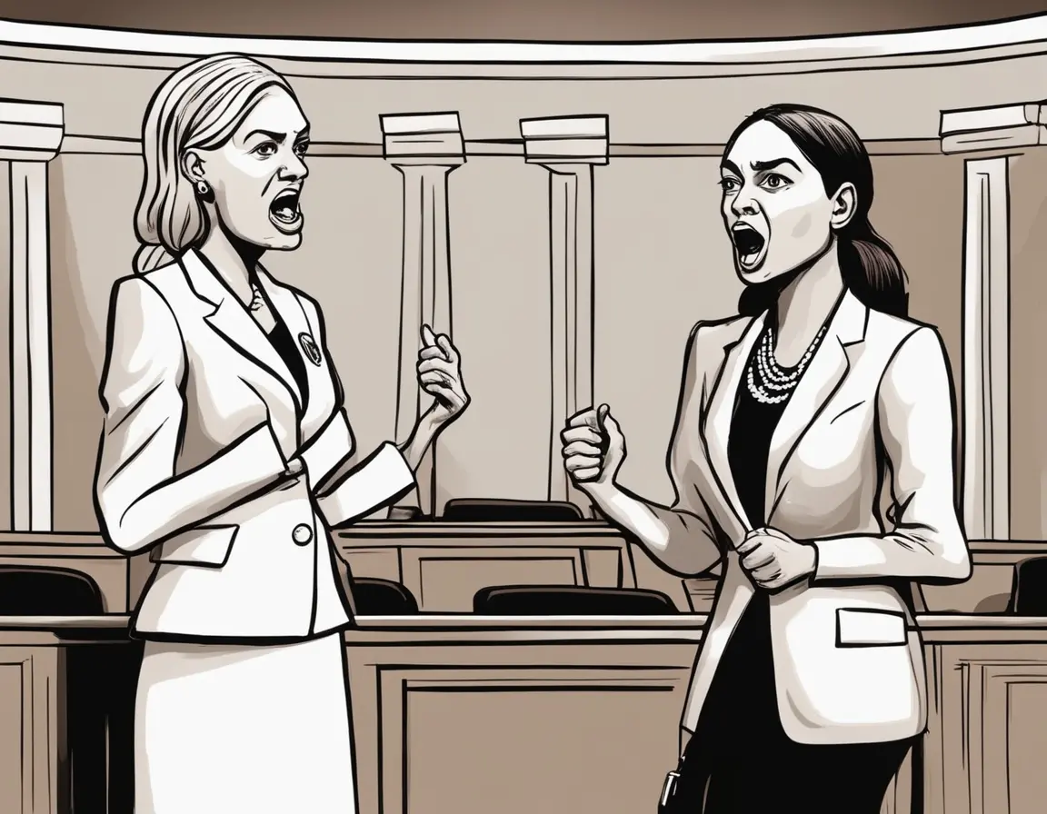 Congressional Clash: Marjorie Taylor Greene and Alexandria Ocasio-Cortez Engage in Heated Debate Over Meat Packing